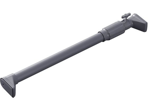 ●カラー：グレー●商品サイズ：約幅５００〜７５０×奥行４３×高さ７０ｍｍ●質量：約４００ｇ●パイプの直径（約）：太パイプ：直径２．９６ｃｍ●取り付け幅（約）：５０〜７５ｃｍ●取り付け幅ごとの参考耐荷重