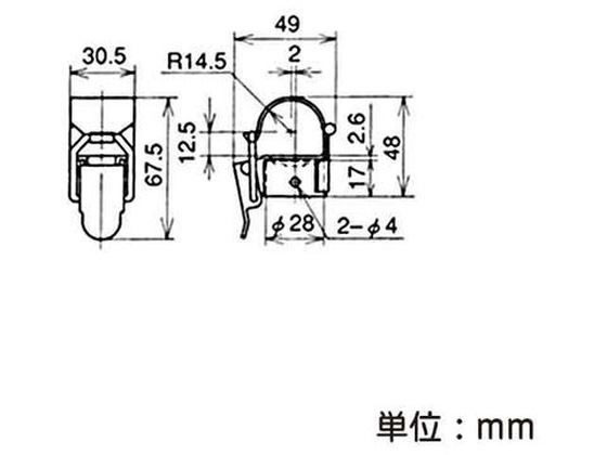 矢崎化工 イレクター パイプロック金具A パイプロツクカナグA S 通販