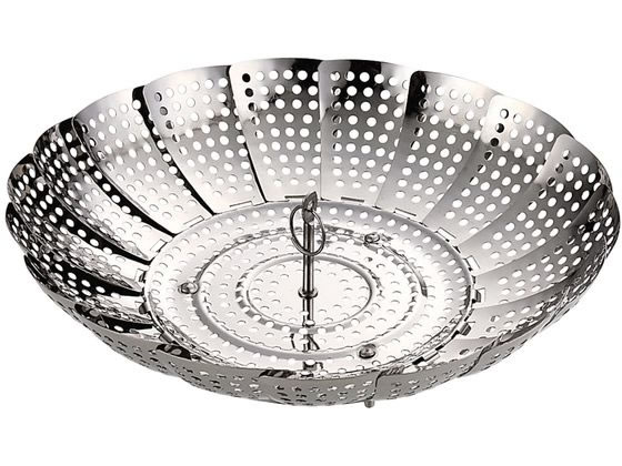 (未使用･未開封品)　パール金属 ENJOY KITCHEN ステンレス製 フリーサイズ万能 蒸し器 C-4804 60wa65s C-4804 ENJOY KITCHEN ステンレス製フリーサイズ万能蒸し器 1個 パール