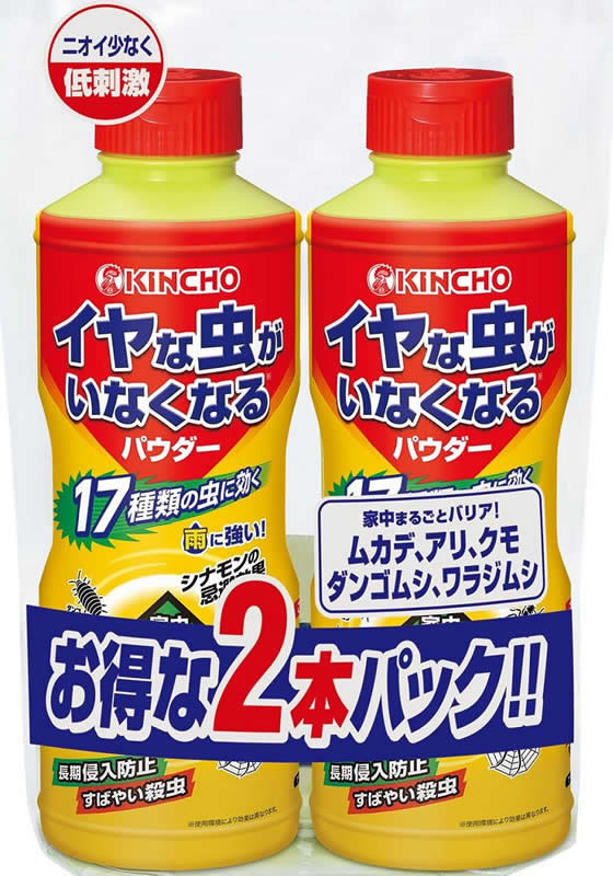 金鳥 イヤな虫がいなくなるパウダー 550g×2本 通販【フォレスト