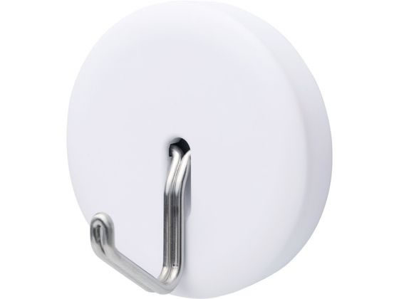 ●材質：本体／ＡＢＳ、フック／ステンレス●サイズ：７６×７６×５０ｍｍ●最大保持荷重：約１０ｋｇｆ、垂直方向約１０ｋｇｆ／水平方向約７ｋｇｆ●着磁面（キッチンやデスク、ロッカー等のスチール壁面）をキズ