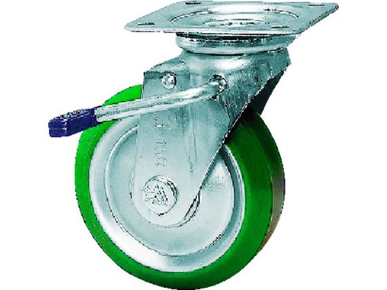 ●型番：UWJB-130●許容荷重（daN）：245 ●許容荷重（kgf）：250 ●車輪径D（mm）：130 ●車輪幅（mm）：42 ●取付高H（mm）：177 ●取付座A（mm）：108 ●取付座