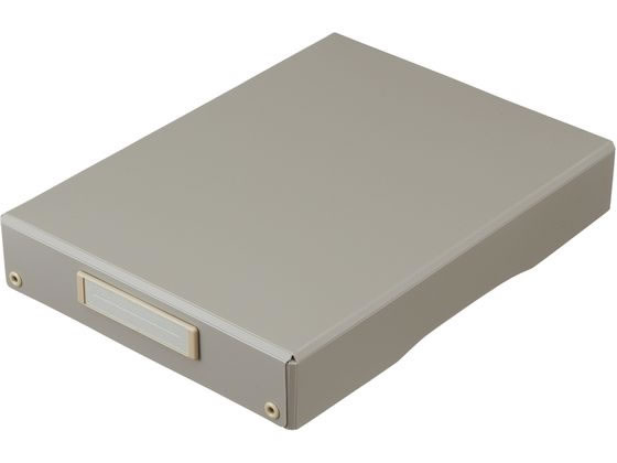 ●色：グレー●規格：Ａ４ワイド●サイズ：幅２６２×奥行き３５７×高さ５６ｍｍ（内寸：幅２５１×奥行き３３２×高さ５５ｍｍ）●材質：本体／ポリプロピレン（生地厚１．０ｍｍ）、ハトメ鋲／ポリカーボネート、