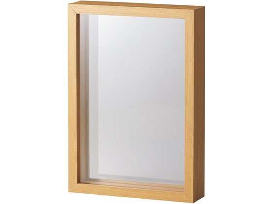 ●サイズ：２１Ｌ３０Ｗ５Ｈｃｍ（内寸：１８Ｌ×２７Ｗ×３．６Ｈ）●材質：ＭＤＦ・紙・ガラス・ＰＥＴ板●注文単位：１個●注意事項：水に対応していません。テープを使わないでください。【注意事項】■本商品は