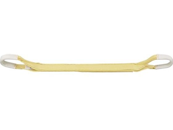 ●型番：TPS75-10●最大使用荷重（t）：2．5 ●全長（m）：1．0 ●ベルト寸法（mm）幅×厚さ：75×8●使用温度：100℃以下 ●最大使用荷重：2．5t（ストレート吊り時） ●両端アイ形●