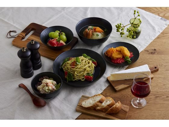 アイリスオーヤマ 食器5点セット ブラック MNW-5S 通販【フォレスト
