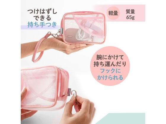 プラス Pasty ガジェットポーチ ピンク 98552 FL-220CA 通販