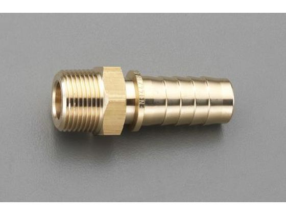 ●材質：真鍮●使用温度：蒸気：２１０℃以下、水：１２０℃以下●最高使用圧力：１．８ＭＰａ（１８ｋｇｆ／ｃｍ２）●ねじサイズ：Ｒ（ＰＴ）１"●適合ホース内径：２５ｍｍ●全高：９５ｍｍ●六角対辺
