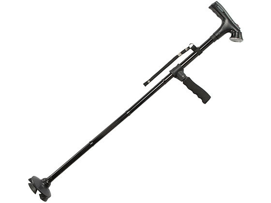 ●サイズ：約幅２３０×奥行１００×高さ８７５〜９７５ｍｍ、収納時／約１３０×１５５×３２０ｍｍ●重さ：約４８０ｇ●素材：アルミ合金、ＡＢＳ樹脂●電源：単４乾電池２本（別売）●高さ５段階調節：８７５、９