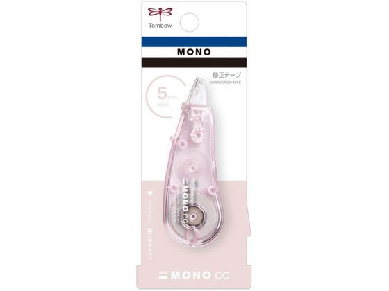 トンボ鉛筆 修正テープ モノCC5 5mm ソフトピンク CT-CC5C82