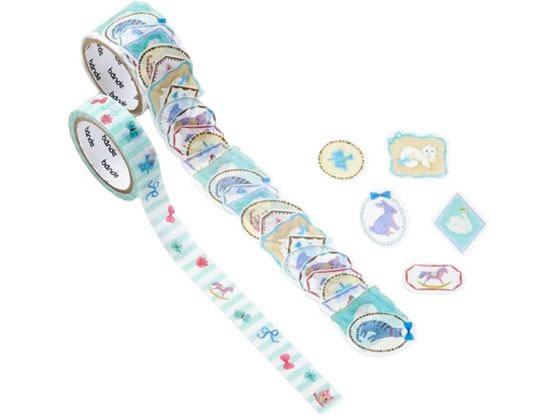 えっこ様、ロールシール、マスキングテープ シールさんF（マスキングテープテープ風シール） | こすげけいこ