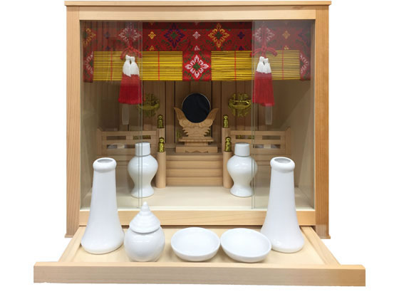 静岡木工 神棚 箱宮 皐月13号 神具付き | Forestway【通販フォレスト 