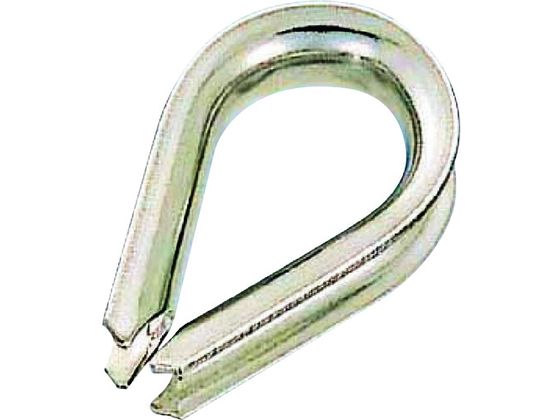 ●型番：B-2317●適用ロープ径（mm）：4 ●A（mm）：4．5 ●D（mm）：10 ●L（mm）：19 ●B（mm）：6●ステンレス（SUS316）