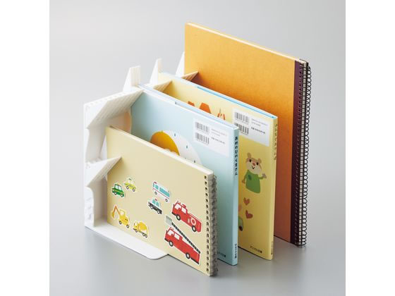 リヒトラブ 1冊でも倒れないブックスタンド A4 ブラック A3577-24 通販