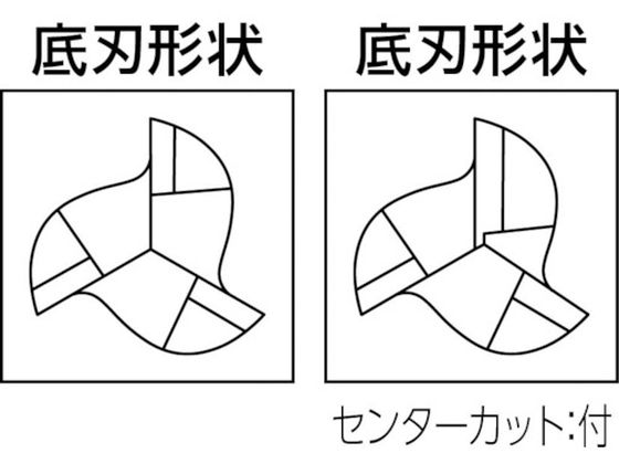 三菱 3枚刃アルミ加工用 超硬スクエアエンドミルショット刃長(S)25mm 三菱 3枚刃アルミ加工用 超硬スクエアエンドミルショット刃長(S)25mm