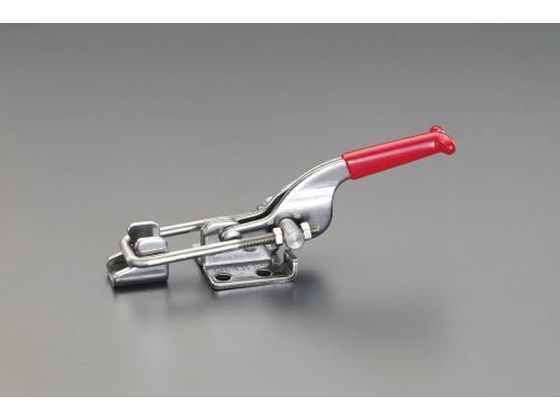 ●横ラッチ型●材質：ステンレス●締付能力：９００ｋｇ●サイズ：５４×１７１．８×７６．１ｍｍ●取付金具：５４×６０．３ｍｍ●取付穴：φ８．６ｍｍ ４箇所、φ８．５ｍｍ ２箇所●環の全長：１１４．５ｍｍ