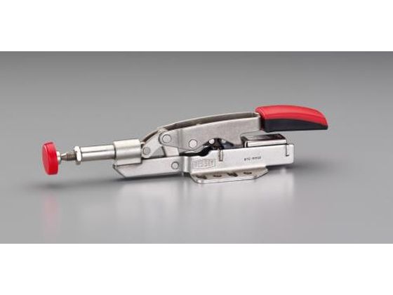 ●プッシュプル型●横押え型●ストローク：−１：１５ｍｍ、−２：２５ｍｍ●クランプ部：ポリエチレンキャップ●材質：スチール（ニッケルメッキ）●ワークピースのサイズに合わせて自動的に締付を調節するオートア
