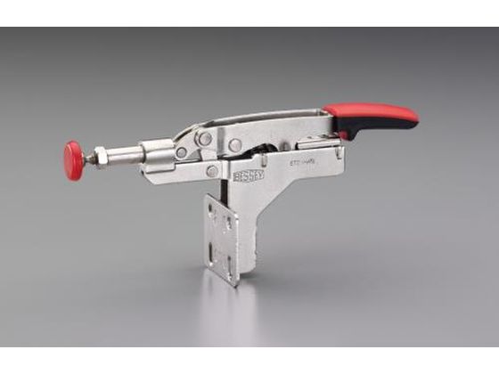 ●プッシュプル型●側面取付型●ストローク：２０ｍｍ●クランプ部：ポリエチレンキャップ●材質：スチール（ニッケルメッキ）●ワークピースのサイズに合わせて自動的に締付を調節するオートアジャスト機能●締付能