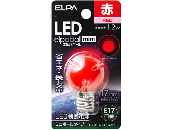 ●サイズ（ｍｍ）：全長４８×外径３０●質量（ｇ）：１１●口金：Ｅ１７●定格入力電流（Ａ）：０．０１４●定格消費電力（Ｗ）：１．２●設計寿命（ｈ）：３００００●光色：赤●交流電源：１００Ｖ５０／６０Ｈｚ