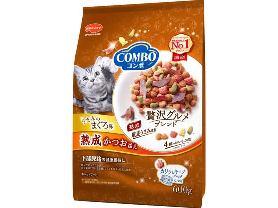 日本ペットフード コンボ キャット まぐろ味・熟成かつお添え 600g