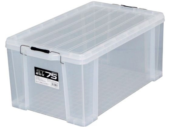 ●型番：ST-75CR●色：クリア ●外形寸法（mm）間口：425 ●外形寸法（mm）奥行：716 ●外形寸法（mm）高さ：323 ●有効内寸（mm）間口：354 ●有効内寸（mm）奥行：609 ●有