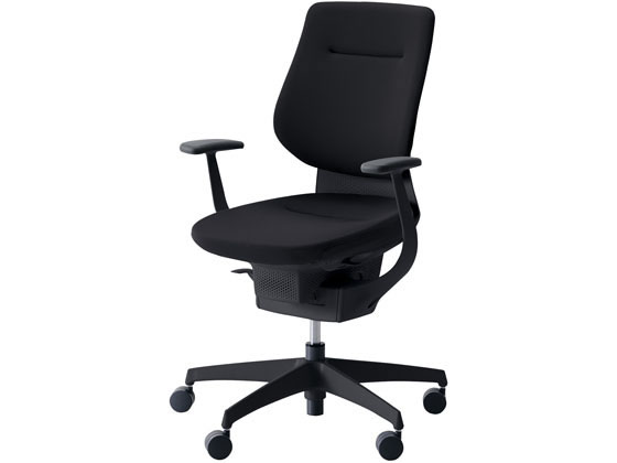 ●品番：CR-G3203E6G4B6-VN●クッションタイプ●バーチカルタイプ●肘タイプ：Ｔ型肘●脚タイプ：樹脂脚●外寸法：幅６８５×奥行５９０〜６７０×高さ９６０〜１０５０ｍｍ●座面寸法：幅４８０×