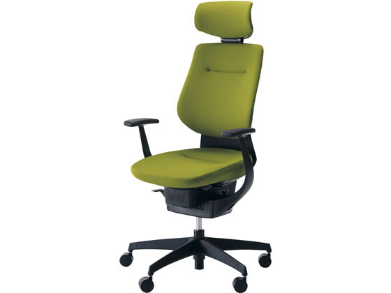 ●品番：CR-G3205E6G4Q4-VN●クッションタイプ●ヘッドレスト付●肘タイプ：Ｔ型肘●脚タイプ：樹脂脚●外寸法：幅６８５×奥行６００〜７１０×高さ１１６０〜１２５０ｍｍ●座面寸法：幅４８０×