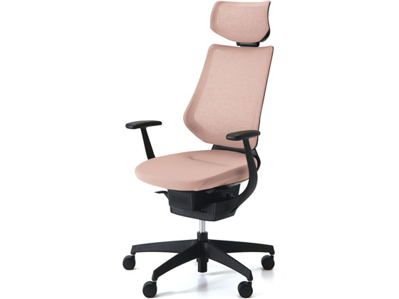 ●品番：CR-G3405E6G49G-W●メッシュタイプ●ヘッドレスト付●肘タイプ：Ｔ型肘●脚タイプ：樹脂脚●外寸法：幅６８５×奥行６７０〜７８５×高さ１１８０〜１２７０ｍｍ●座面寸法：幅４８０×奥行