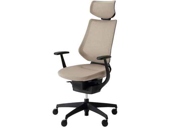 ●品番：ＣＲ−Ｇ３４０５Ｅ６Ｇ４ＭＡ−Ｗ●メッシュタイプ●ヘッドレスト付●肘タイプ：Ｔ型肘●脚タイプ：樹脂脚●外寸法：幅６８５×奥行６７０〜７８５×高さ１１８０〜１２７０ｍｍ●座面寸法：幅４８０×奥行