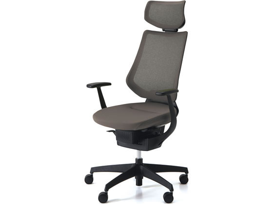 ●品番：CR-G3405E6G4M6-W●メッシュタイプ●ヘッドレスト付●肘タイプ：Ｔ型肘●脚タイプ：樹脂脚●外寸法：幅６８５×奥行６７０〜７８５×高さ１１８０〜１２７０ｍｍ●座面寸法：幅４８０×奥行