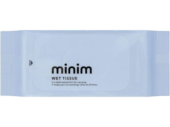 アイリスオーヤマ ミニウェットティッシュ minim 8枚入×6個 PWT-6PN