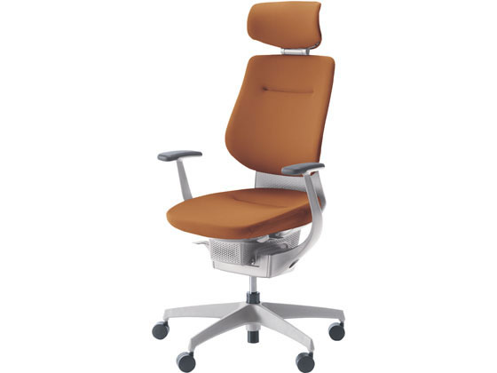 ●品番：CR-GW3205E1G40T-VN●クッションタイプ●ヘッドレスト付●肘タイプ：Ｔ型肘●脚タイプ：樹脂脚●外寸法：幅６８５×奥行６００〜７１０×高さ１１６０〜１２５０ｍｍ●座面寸法：幅４８０