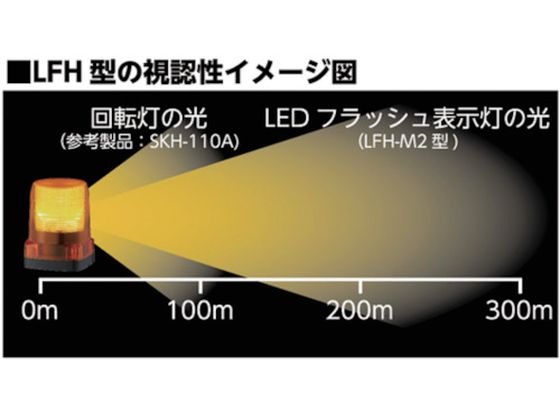 パトライト LEDフラッシュ表字灯 LFH-12-R 通販【フォレストウェイ】