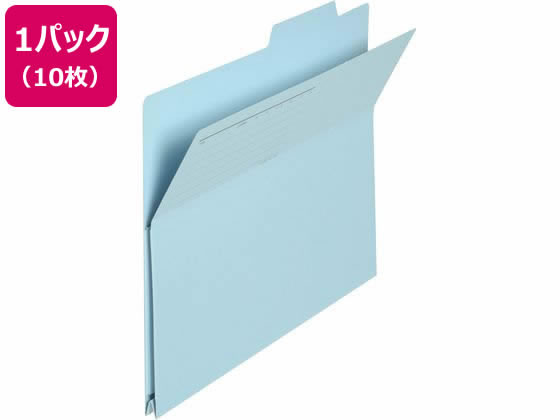 ●カラー：ロイヤルブルー●サイズ：Ａ４ヨコ●外形寸法：縦（山の高さ）２４０（＋１５）×横３１１×マチ３０ｍｍ●収容枚数：３００枚 ●材質：ファイルカード紙（古紙パルプ配合率９５％再生紙）●注文単位：１