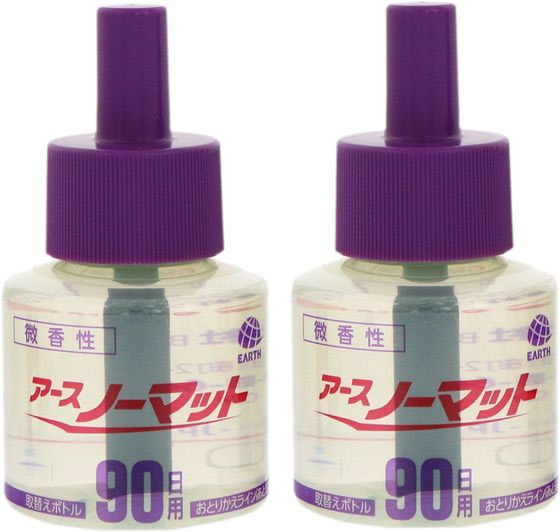 アース製薬 アースノーマット 取替えボトル90日用 微香性 2本入 通販