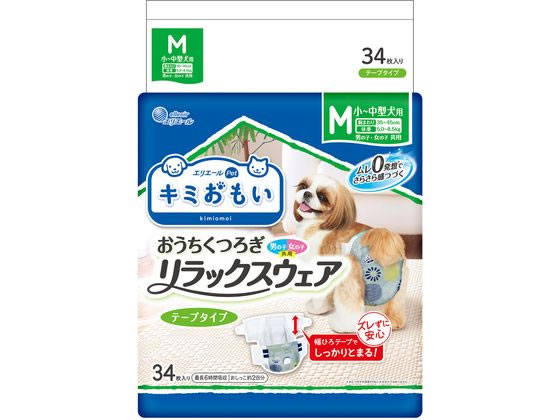 ●サイズ：Ｍ（小型〜中型犬用／男の子・女の子共用）●材質：表面材／ポリオレフィン系不織布、吸水材／綿状パルプ・高分子吸水材・ポリオレフィン系不織布、止着剤／ポリオレフィン、防水材／ポリオレフィン系フィ