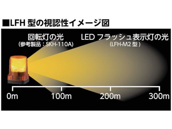 パトライト LEDフラッシュ表示灯 LFH-M2-Y 通販【フォレストウェイ】