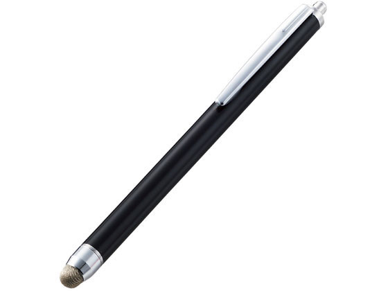 エレコム タッチペン スタイラスペン 抗菌 導電繊維 P-TPS03ABBK 通販
