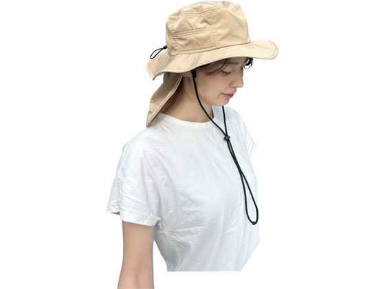 ヒラカワ 首まで日よけサファリハット ベージュ 通販【フォレストウェイ】