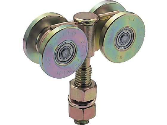 ●型番：3-4WH-B●耐荷重（kg／個）：75 ●適用レール：3号 ●品名：ドアハンガー用ベアリング複車 ●A（mm）：50 ●B（mm）：36．0 ●D（mm）：66 ●K（mm）：57 ●L（イ