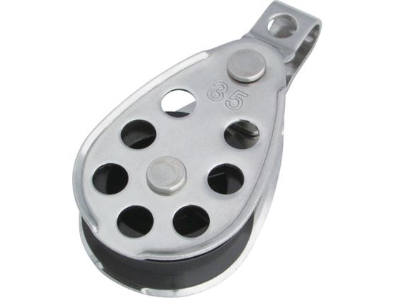 ●型番：B-1426●基本使用荷重（t）：0．05 ●車径（mm）：35 ●最大使用ロープ径（mm）：10 ●車数：1 ●寸法（mm）A：72．5 ●寸法（mm）B：37．0 ●寸法（mm）C：17．