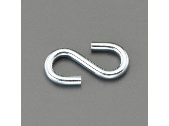 ●材質：スチール（亜鉛メッキ）●線径：５ｍｍ●全長：４５ｍｍ●口幅：５ｍｍ●使用荷重：８０ｋｇ●入数：１個●亜鉛メッキ加工により防錆・防食に効果的