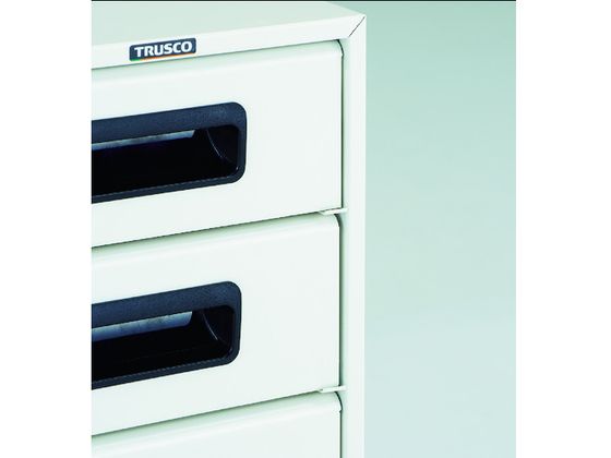 TRUSCO αレターケース スチール深型5段 引出飛出防止型 A4-W5N
