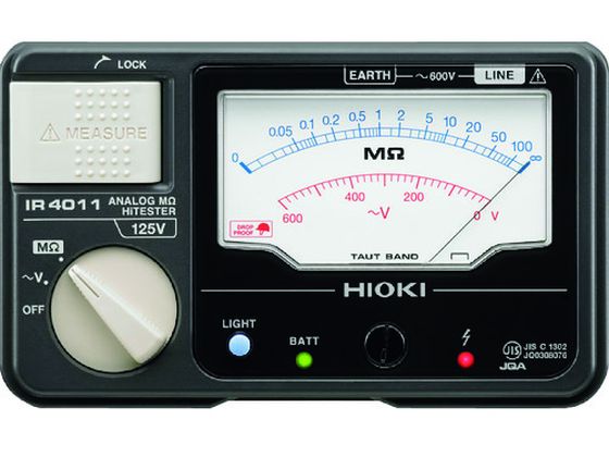 HIOKI アナログ絶縁抵抗計(単レンジ) IR4011-10 IR4011-10 通販 