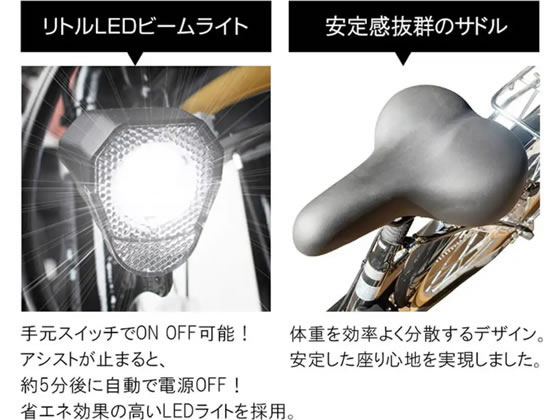 21Technology 電動アシスト自転車 DACT266 ジェットブラック 通販
