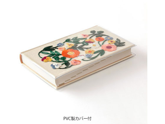 Guests 花柄刺繍ノート A5サイズ ミドリ 日記 5年連用 刺繍 花柄 ベージュ 12883006 通販【フォレスト