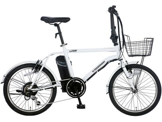 ●電動自転車・20インチ・小径車・ミニベロ・シマノ6段変速搭載●本体サイズ：長さ：約1520×幅約540×高さ980mm●ハンドル高さ：約98cm●サドル高さ：約780〜900mm●タイヤサイズ：20