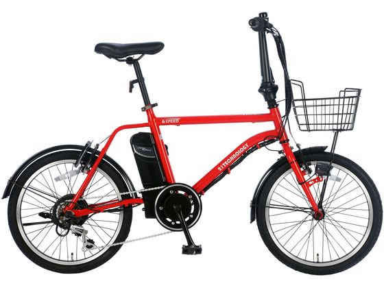 ●電動自転車・20インチ・小径車・ミニベロ・シマノ6段変速搭載●本体サイズ：長さ：約1520×幅約540×高さ980mm●ハンドル高さ：約98cm●サドル高さ：約780〜900mm●タイヤサイズ：20