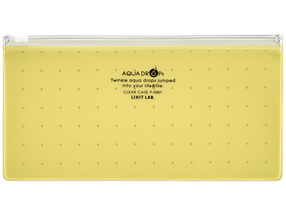 ●色：黄●サイズ：ペン（通帳）サイズ・Ｓ型●外寸法：縦１１０×横２１０ｍｍ●材質：ビニール●適正収容枚数：コピー用紙１００枚●注文単位：１パック（５枚）