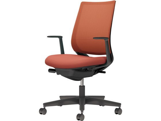 ●品番：Ｃ０４−Ｂ１９０ＭＵ−ＢＫ０Ｔ０Ｔ１●外寸法／幅６８０×奥行５６５×高さ９００〜９９０ｍｍ●座面寸法／幅４９５×奥行４１０〜４６０ｍｍ●肘内寸法／幅４６０ｍｍ●肘外寸法／幅５８０ｍｍ●座面高さ